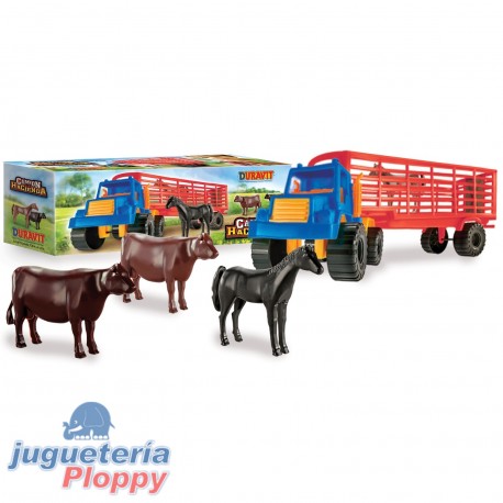 216 Camion Semi Hacienda Con Animales