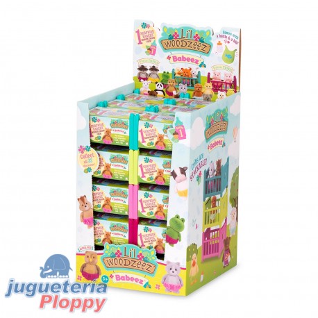 6494Gz Figura Sorpresa Colección Bebés Con Cuna Y Biberón Lil Woodzeez