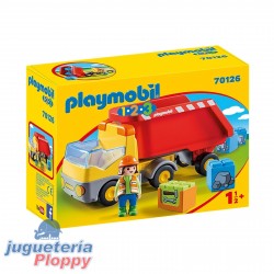 70126 1.2.3 Camión De Basura Playmobil