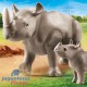 70357 Rinoceronte Con Bebé