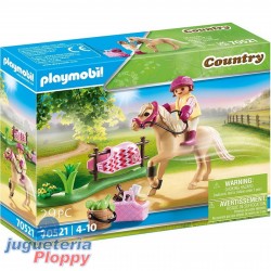 70521 Poni Para Coleccionar Poni De Equitación Alemán Playmobil