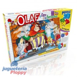 233 Olaf. El Ogro Y  3D - 204 Piezas