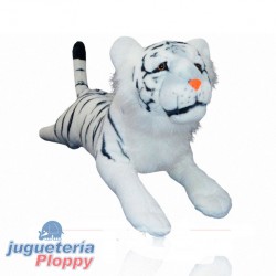 8073 - Tigre Blanco Echado 80 Cm