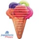 43183 Ice Cream Infable188X130 Cm