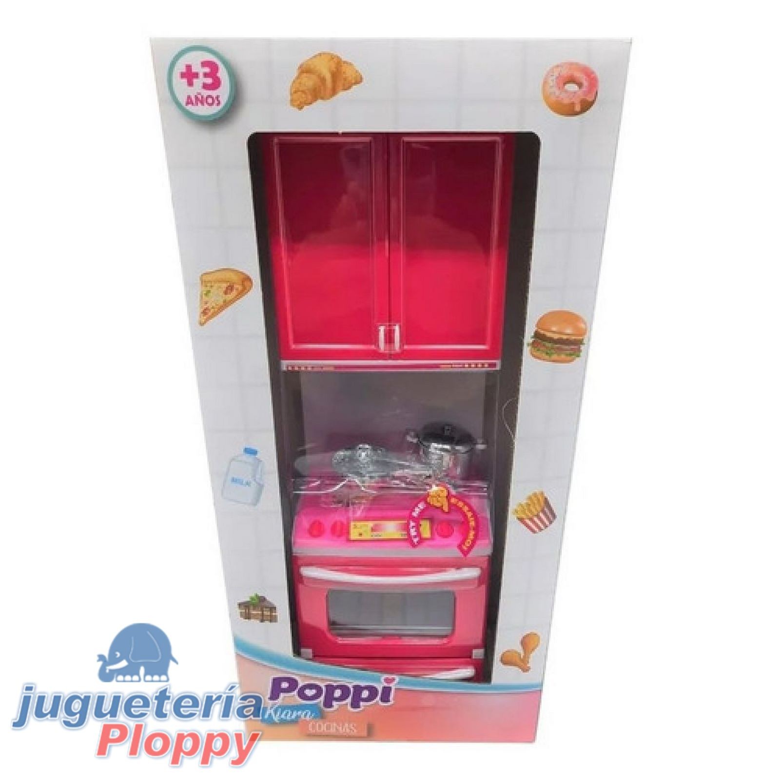 Horno Cocina Infantil Juguete Poppi Con Luz Y Sonido