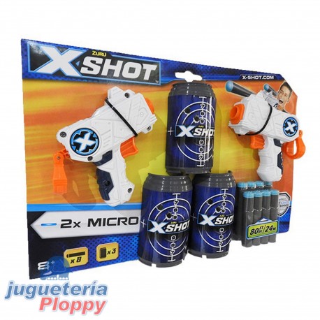 Lanza Dardos Mini Pistola Juguete X-shot Micro X8 Dardos