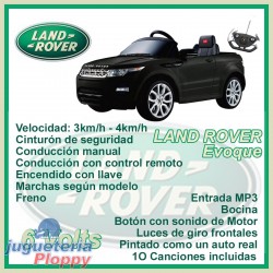 81400 Land Rover Evoque Negro A Bateria