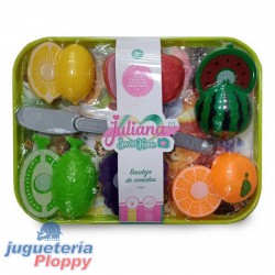 Sisjul041 Juliana Set De Frutas Y Verduras Con Bandeja