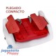 Okbb0215 Silla De Comer Plegable 3 En 1 - Rojo Y Blanco