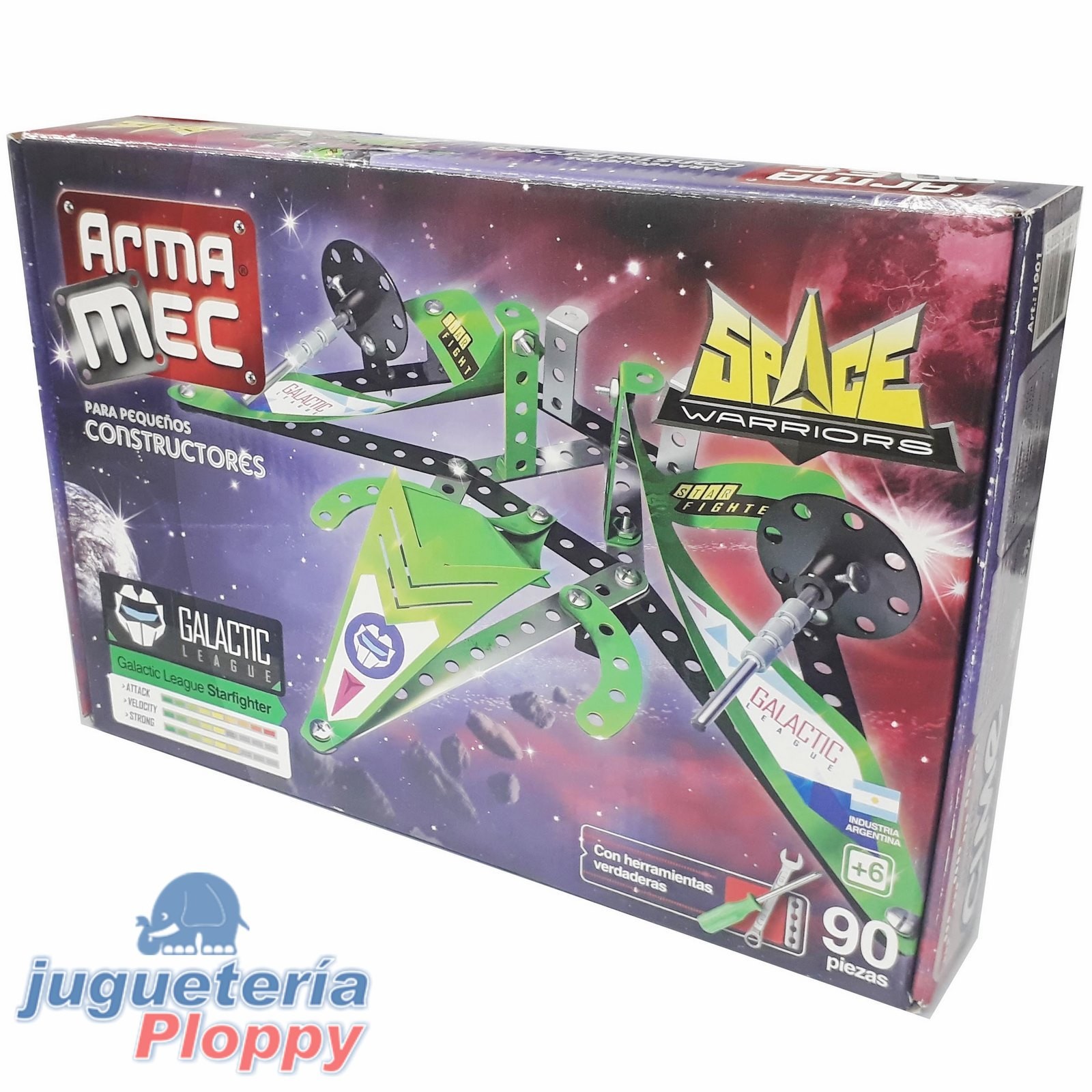 901 Mecano Space Warriors 90 Piezas