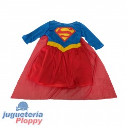 Cad 1399 Disfraz Superhero Girls Superchica Talle 0