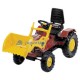 1334 Farmer Verde/Rojo Tractor Pedal Con Pala