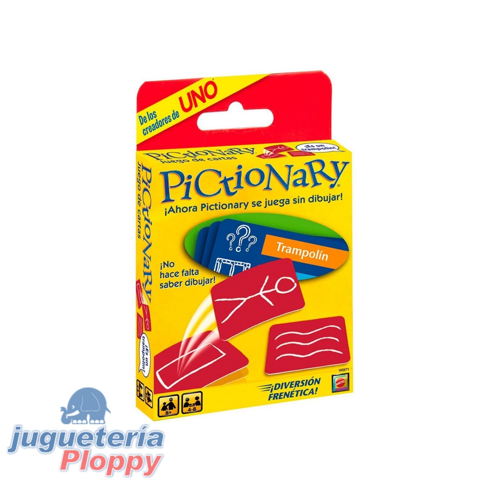 Mattel Games Pictionary, juego de mesa para dibujar +8 años