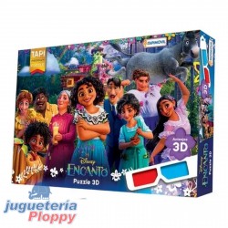 Den01156 Puzzle 3D 60 Piezas Con Anteojos 48X33 Cm Encanto