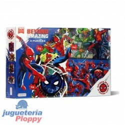 Vsp03313 4 Puzzles 2X482X56 Piezas 16X20 Cm Spider Man