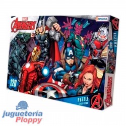 Vav03441 Puzzle 120 Piezas Avengers