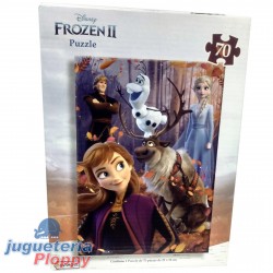 Dfz07839 Puzzle 70 Piezas 20 X 30 Cm Frozen Ii