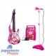 B620271 Guitarra Electrica Con Amplificador Y Microfono De Pie