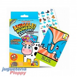 Cl-105/3 Cartas Educativas Animales Colores Y Numeros