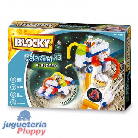 01-0665 Blocky Xplorer X3 (70 Piezas)