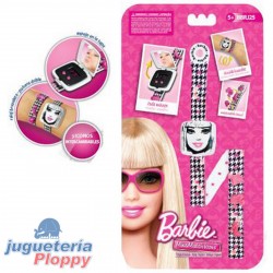 Bbrj25 Reloj Figuras Intercambiables Con Espejo Doble Pulsera Barbie