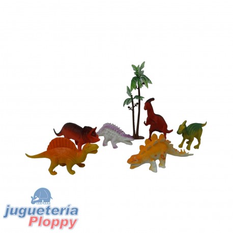 Ba-18763 Animales Dinosaurios En Bolsa