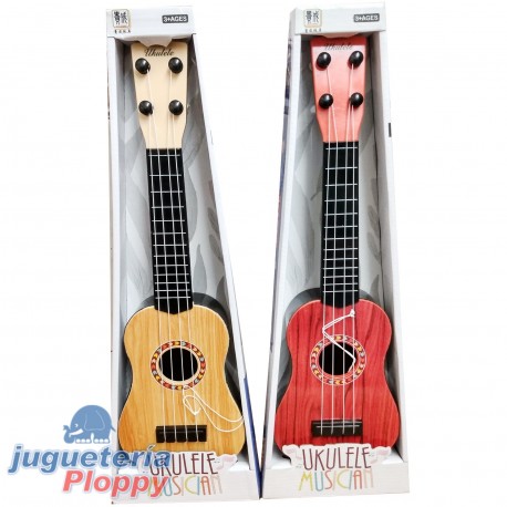 Ba-01886 Guitarra Simil Madera 20X63X7 Cm