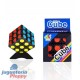 56040 20008 Cubo Magico Negro Con Circulos 3 Capas 6.5X6.5 Cm