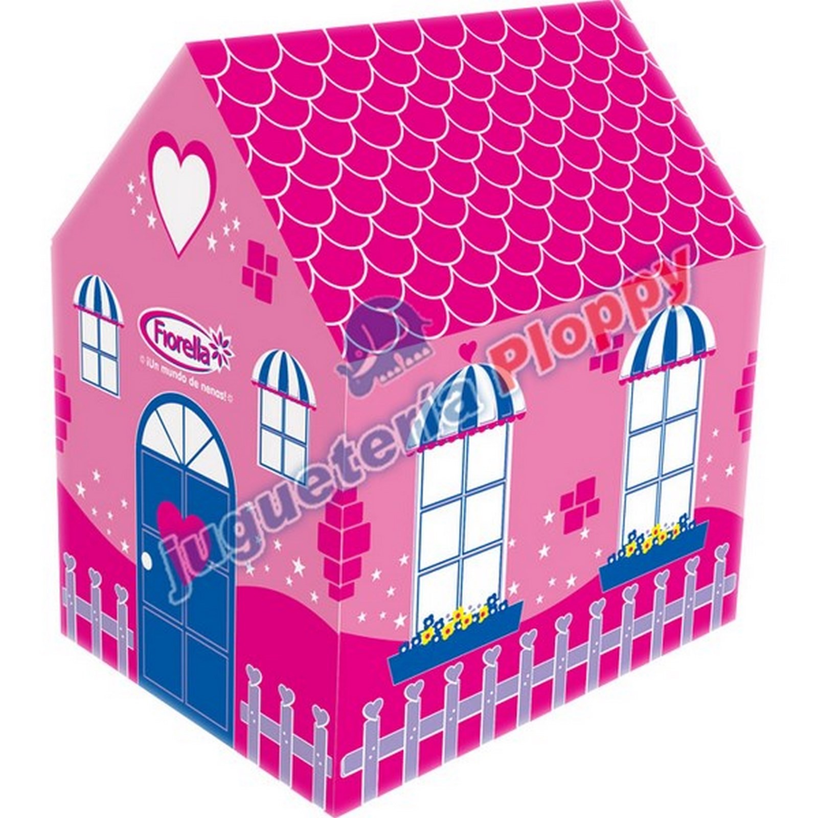 Casita Infantil Plastica Rosa Fiorella