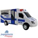 Camion Ambulancia 14 Cm Friccion Plastico Hwa862128 Caja Visora