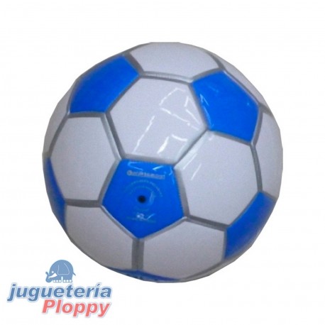 Pelota Futbol Nro 5 Con Dibujos Hexagonales 390G Mp4397