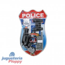 Set Policia Pistola Largavistas Handy Hwa1073030