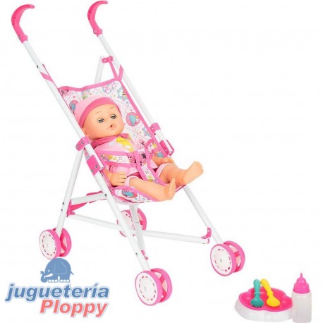81862 Doll Stroller 35 Cm Con Paraguita