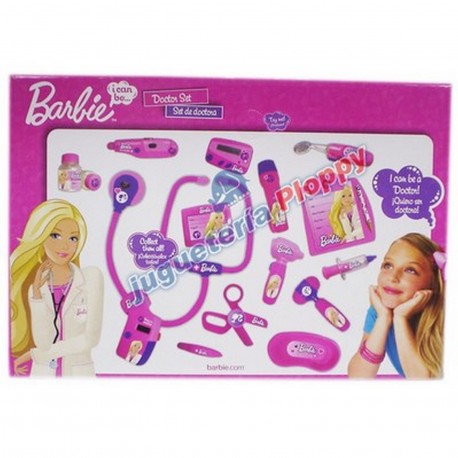 D124 Barbie Doctora A Pila Caja Grande