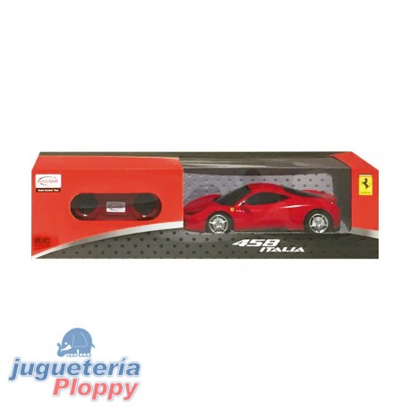 5319 Ferrari 458 Italia A Radio Control Escala 1/24 4 Canales A Pila En Caja Visor Nuevo