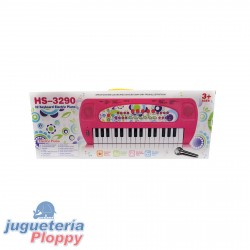 Hs-3290A- Keyboard Electric Piano Con Microfono