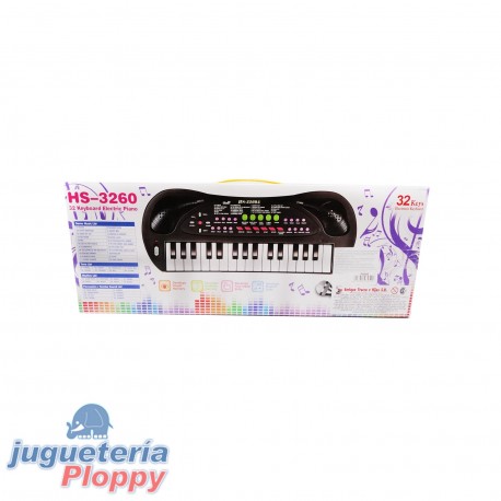Hs-3260A-Keyboard Electric Piano Con Microfono