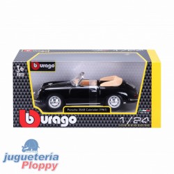 18-22078 1/24 Porsche 356B Cabriolet (1961) Burago