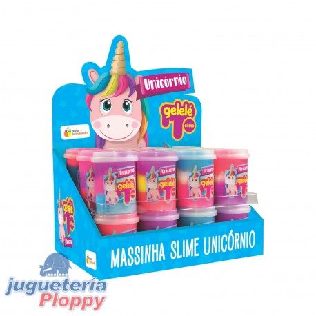 3756Sl Slime Pote 152 Gramos Tricolor Unicornio