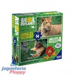 8001 Puzzle 48 Piezas Animales Salvajes - Animal Planet