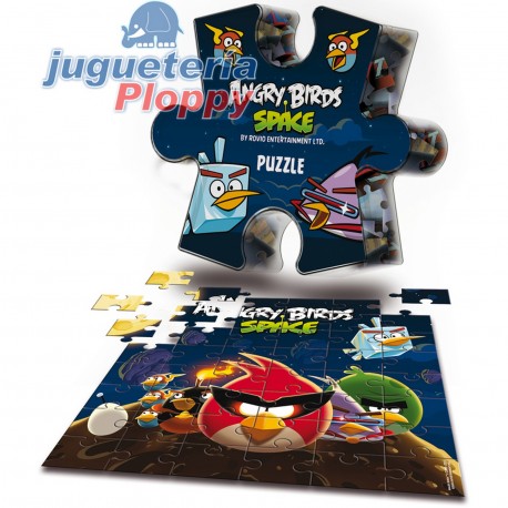 Abs104 Puzzle Ficha Plastica Angry Birds Space