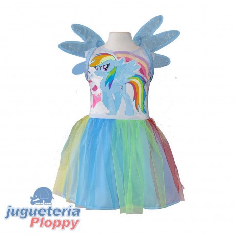 Cad 125310 Disfraz Pony Rainbow Dash Con Luz Talle 0
