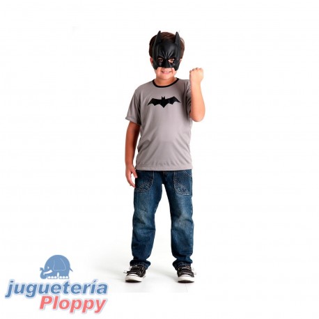 26300 Kit Batman Remera Y Máscara Talle Pequeño