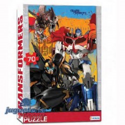 Hts09400 Puzzle 70 Piezas Transformers