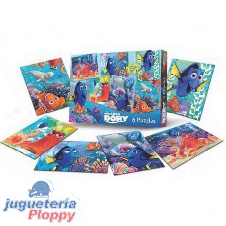 Dfd07902 6 Puzzles 12/18/24/36/2X56 Piezas Finding Dory