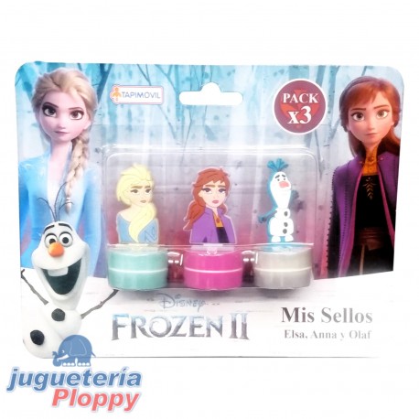 Dfz07957 3 Sellos Con Figura Frozen Ii