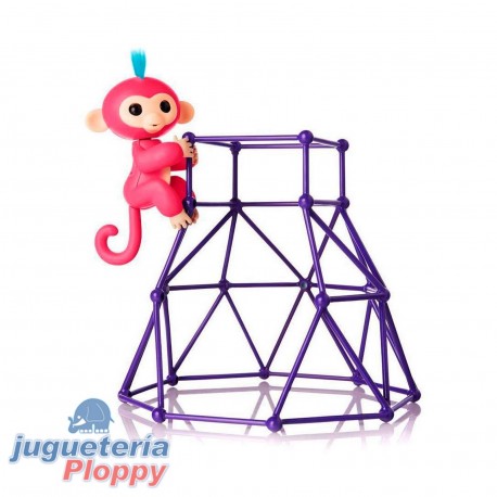 3732 Fingerlings Jungle Gym:1 Play Set Con 1 Fingerling Monito