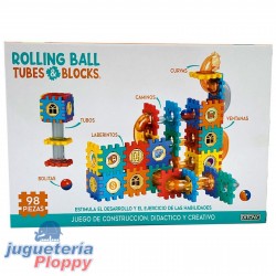 2566 Rolling Ball Tubes & Blocks 98 Piezas