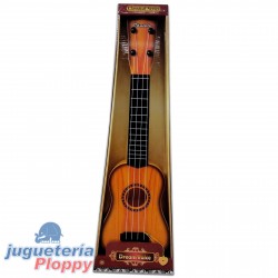 Ba-01969 Guitarra Grande Simil Madera Caja 20*60*7 Cm