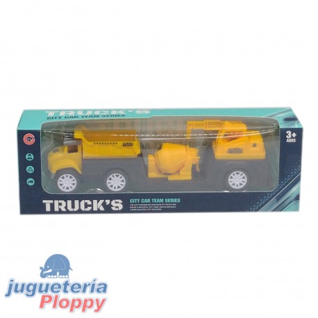 Ab-11871 Camion Coleccion Truck Pull Back 22*4.5*7 Cm